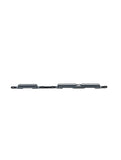Replacement Hard Buttons (Power / Volume) Compatible with ZTE Blade Z Max (Z982) (Silver)