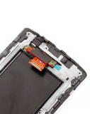 Replacement LCD Assembly With Frame Compatible with LG G4 (Refurbished) (Black)