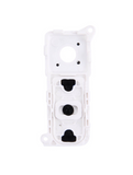 Replacement Back Camera Lens With Power / Volume Buttons Compatible with LG G4 (White)