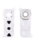 Replacement Back Camera Lens With Power / Volume Buttons Compatible with LG G4 (White)