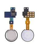 Replacement Fingerprint Scanner With Flex Cable Compatible with LG G5 (Silver)