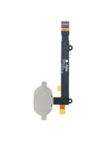 Replacement Home Button With Flex Cable Compatible with Motorola Moto Z2 Play (XT1710 / 2017) (White)