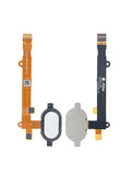 Replacement Home Button With Flex Cable Compatible with Motorola Moto Z2 Play (XT1710 / 2017) (White)
