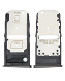 Replacement Single Sim Card Tray Compatible with Motorola Moto Z3 (XT1929-17 / 2018) / Z3 Play (XT1929 / 2018) (Black)