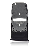 Replacement Single Sim Card Tray Compatible with Motorola Moto Z4 (XT1980 / 2019) (Black)