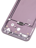 Replacement Mid-Frame Housing Compatible with Motorola One Zoom (XT2010-01 / 2019) / Z4 (XT1980 / 2019) (Version 2) (Cosmic Purple)