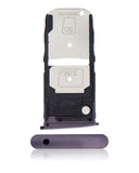 Replacement Single Sim Card Tray Compatible with Motorola Moto Z4 (XT1980 / 2019) (Purple)