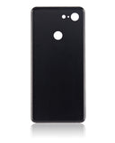 Replacement Back cover Glass Compatible with Google Pixel 3 (Just Black)