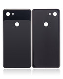 Replacement Back cover Glass Compatible with Google Pixel 3 XL (Just Black)