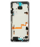 Replacement OLED Assembly With Frame Compatible with Google Pixel 3 (Refurbished) (Clearly White)