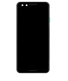 Replacement OLED Assembly With Frame Compatible with Google Pixel 3 (Refurbished) (Clearly White)