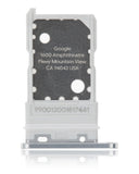 Replacement Sim Card Tray Compatible with Google Pixel 3 (Clearly White)