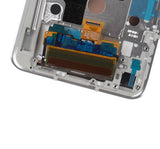 Replacement LCD Assembly With Frame Compatible with LG Stylo 5 (Refurbished) (Silvery White)