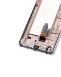 Replacement LCD Assembly With Frame Compatible with LG Stylo 6 / K71 (Refurbished) (Silver)