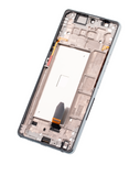 Replacement LCD Assembly With Frame Compatible with LG Stylo 6 / K71 (Refurbished) (Silver)