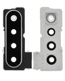Replacement Back Camera Lens With Bracket Compatible with LG Stylo 6 (White)