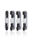 Replacement Hard Buttons (Power / Volume) Compatible with LG Stylo 6 / K71 (Silver) (4 Piece Set)