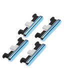 Replacement Hard Buttons (Power / Volume) Compatible with LG Stylo 6 / K71 (Silver) (4 Piece Set)
