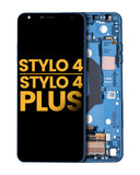 Replacement LCD Assembly With Frame Compatible with LG Stylo 4 / Stylo 4 Plus (Refurbished) (Moroccan Blue)
