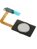 Replacement Home Button With Fingerprint Sensor Flex Cable Compatible with LG G7 ThinQ (Silver)