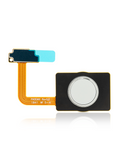 Replacement Home Button With Fingerprint Sensor Flex Cable Compatible with LG G7 ThinQ (Silver)