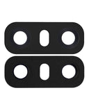 Replacement Back Camera Lens (Glass Only) With Adhesive Compatible with LG G6 (Astro Black)