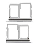 Replacement Sim Card Tray Compatible with LG G6 (Ice Platinum Silver)