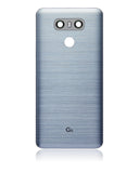 Replacement Back cover Glass With Adhesive Pre-Installed Compatible with LG G6 (Ice Platinum Silver)