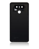 Replacement Back cover Glass With Adhesive Pre-Installed Compatible with LG G6 (Ice Platinum Silver)