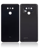 Replacement Back cover Glass With Adhesive Pre-Installed Compatible with LG G6 (Astro Black)