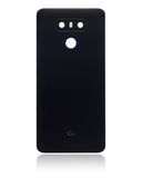 Replacement Back cover Glass With Adhesive Pre-Installed Compatible with LG G6 (Astro Black)