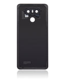 Replacement Back cover Glass With Adhesive Pre-Installed Compatible with LG G6 (Astro Black)