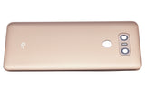 Replacement Back cover Glass With Adhesive Pre-Installed Compatible with LG G6 (Terra Gold)