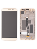 Replacement LCD Assembly With Frame Compatible with Huawei Nova Plus (Refurbished) (Gold)