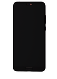 Replacement LCD Assembly With Frame Compatible with Huawei P20 (Refurbished) (Black)