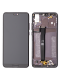 Replacement LCD Assembly With Frame Compatible with Huawei P20 (Refurbished) (Black)