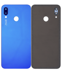 Replacement Back cover Glass With Camera Lens Compatible with Huawei P20 Lite (Blue)