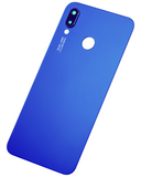 Replacement Back cover Glass With Camera Lens Compatible with Huawei P20 Lite (Blue)
