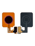 Replacement Home Button Fingerprint Sensor With Flex Compatible with LG G8 ThinQ / LG V50 ThinQ (Red)