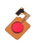 Replacement Home Button Fingerprint Sensor With Flex Compatible with LG G8 ThinQ / LG V50 ThinQ (Red)