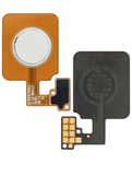 Replacement Home Button Flex Cable Compatible with LG V40 ThinQ (Silver)