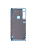 Replacement Back Cover Glass Compatible with Motorola One Macro (XT2016 / 2019) (Space Blue)