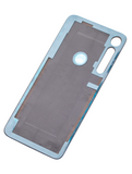 Replacement Back Cover Glass Compatible with Motorola One Macro (XT2016 / 2019) (Space Blue)