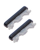 Replacement Hard Buttons (Power / Volume) Compatible with LG Stylo 7 (Silver) (3 Piece Set)