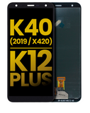Replacement LCD Assembly Without Frame Compatible with LG K40 (2019 / X420) / K12 Plus (Refurbished) (All Colors)