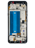 Replacement LCD Assembly With Frame Compatible with LG K40 (2019 / X420) / K12 Plus (Refurbished) (Gray)