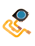 Replacement Fingerprint Reader With Flex Cable Compatible with LG K40 / K12 Plus (New Moroccan Blue)