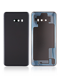 Replacement Back cover Glass With Camera Lens Compatible with LG G8X ThinQ (Aurora Black)