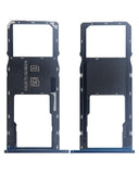 Replacement Single Sim Card Tray Compatible with Motorola Moto G7 Power (XT1955 / 2019) (International Version) (Marine Blue)