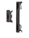 Replacement Hard Buttons (Power / Volume) Compatible with Motorola Moto G7 Power (XT1955 / 2019) (Ceramic Black)